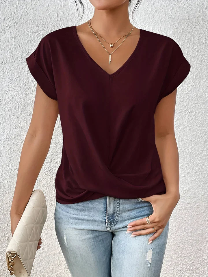 Sophie | Cute V-Neck Shirt
