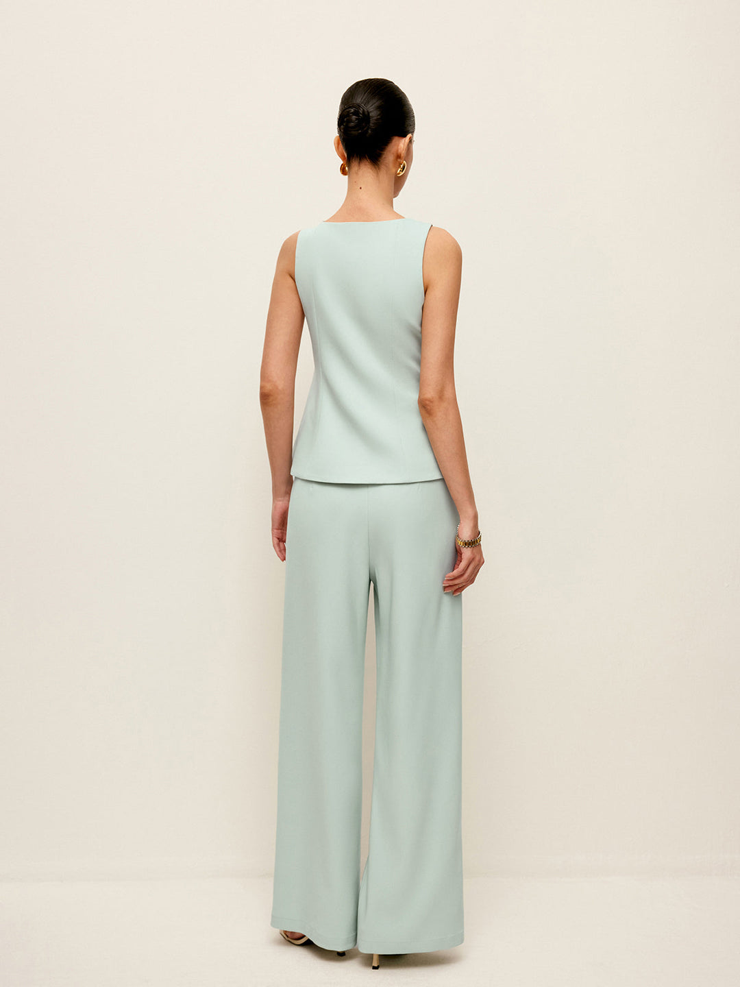 Zipper Front Top With Pockets