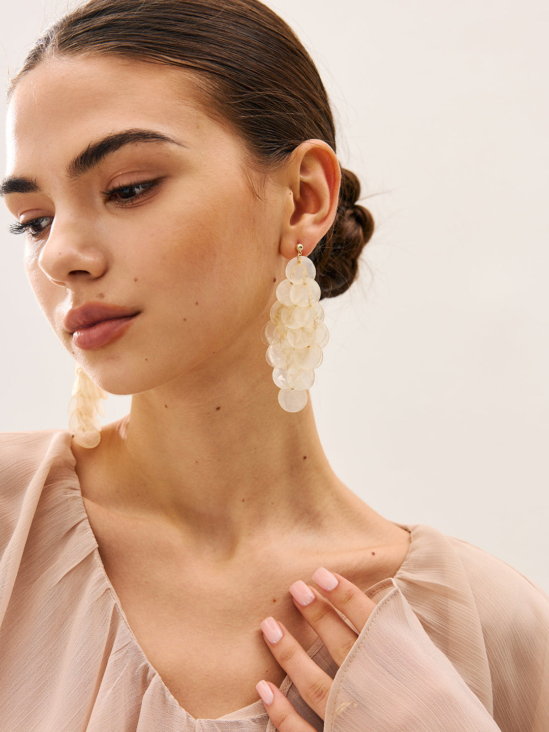 Shell Chandelier Earrings