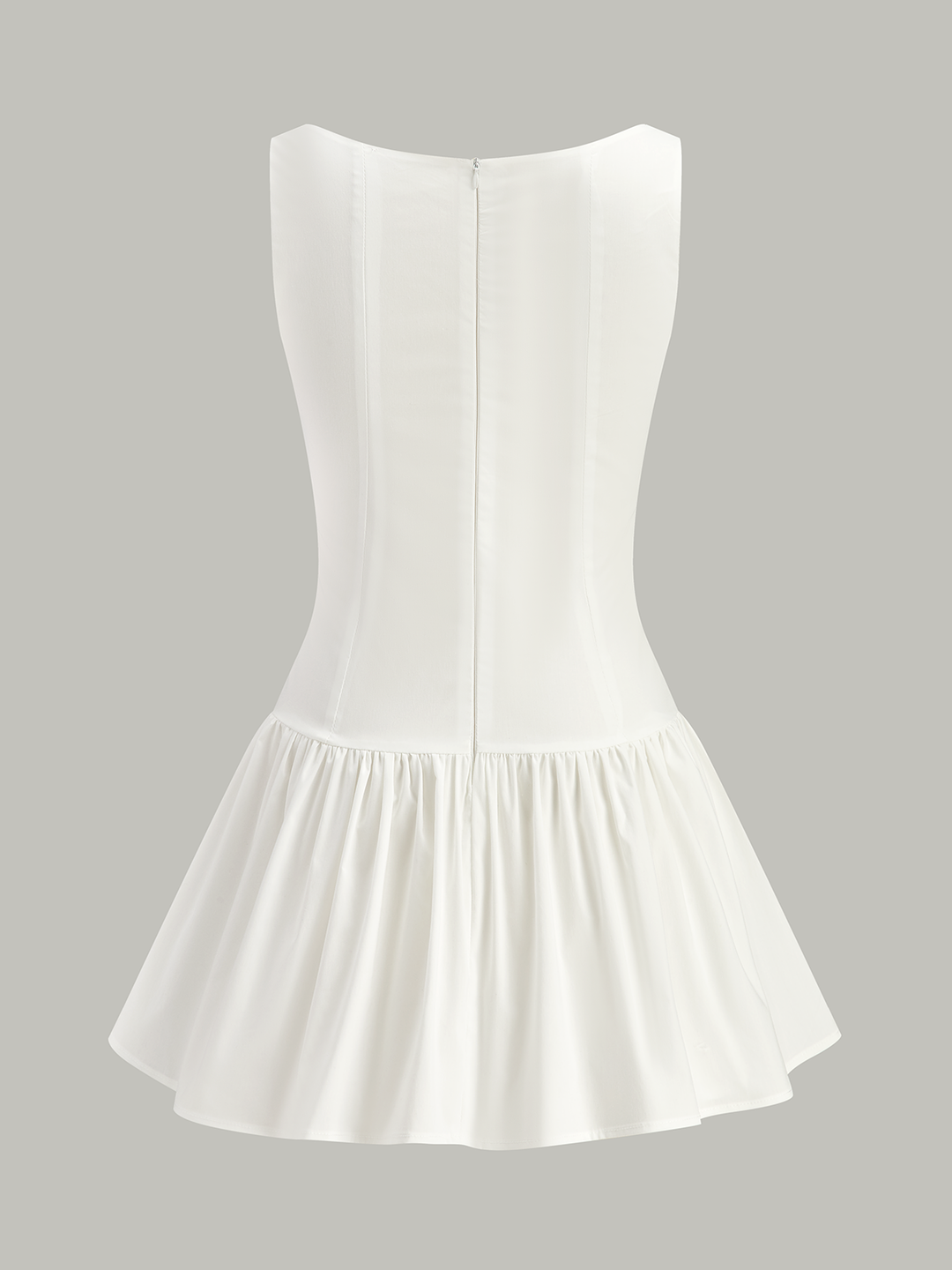 Embroidered Floral Mini Dress with Front Buttons