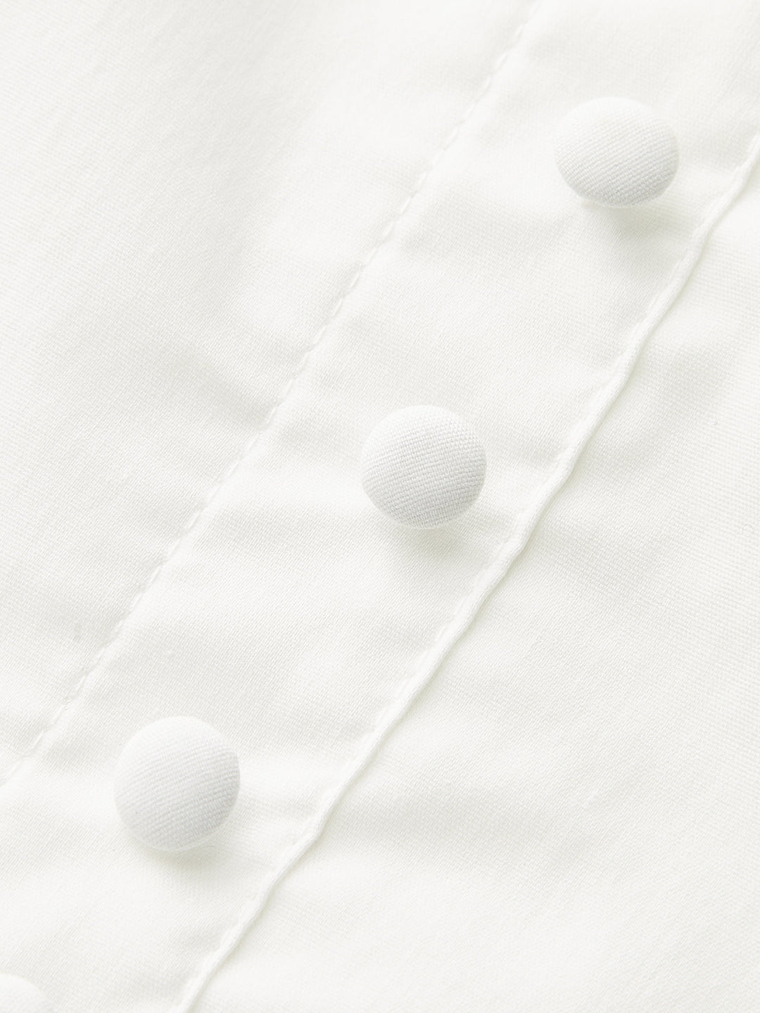 Embroidered Floral Mini Dress with Front Buttons