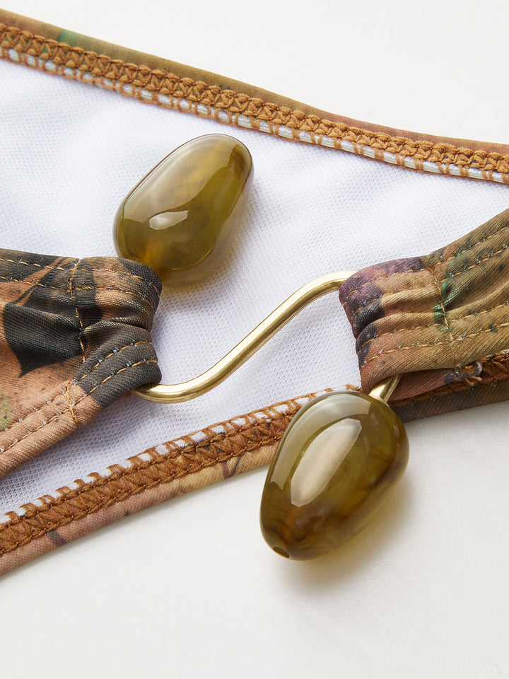 Floral Print Bikini Set