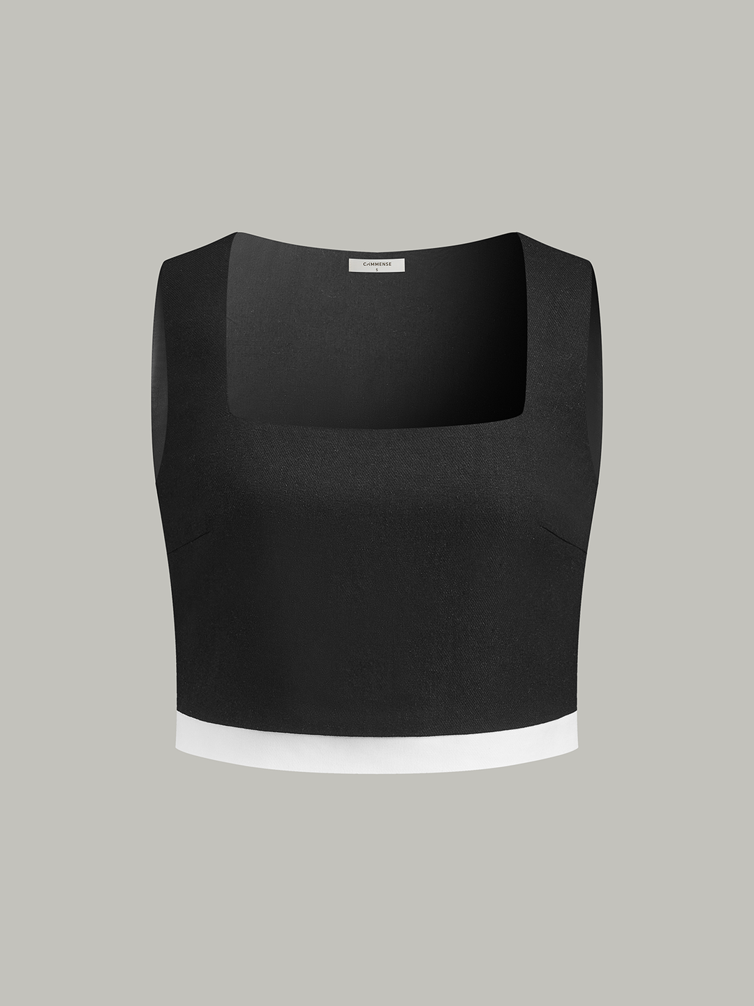 Contrast Trim Skirt Set