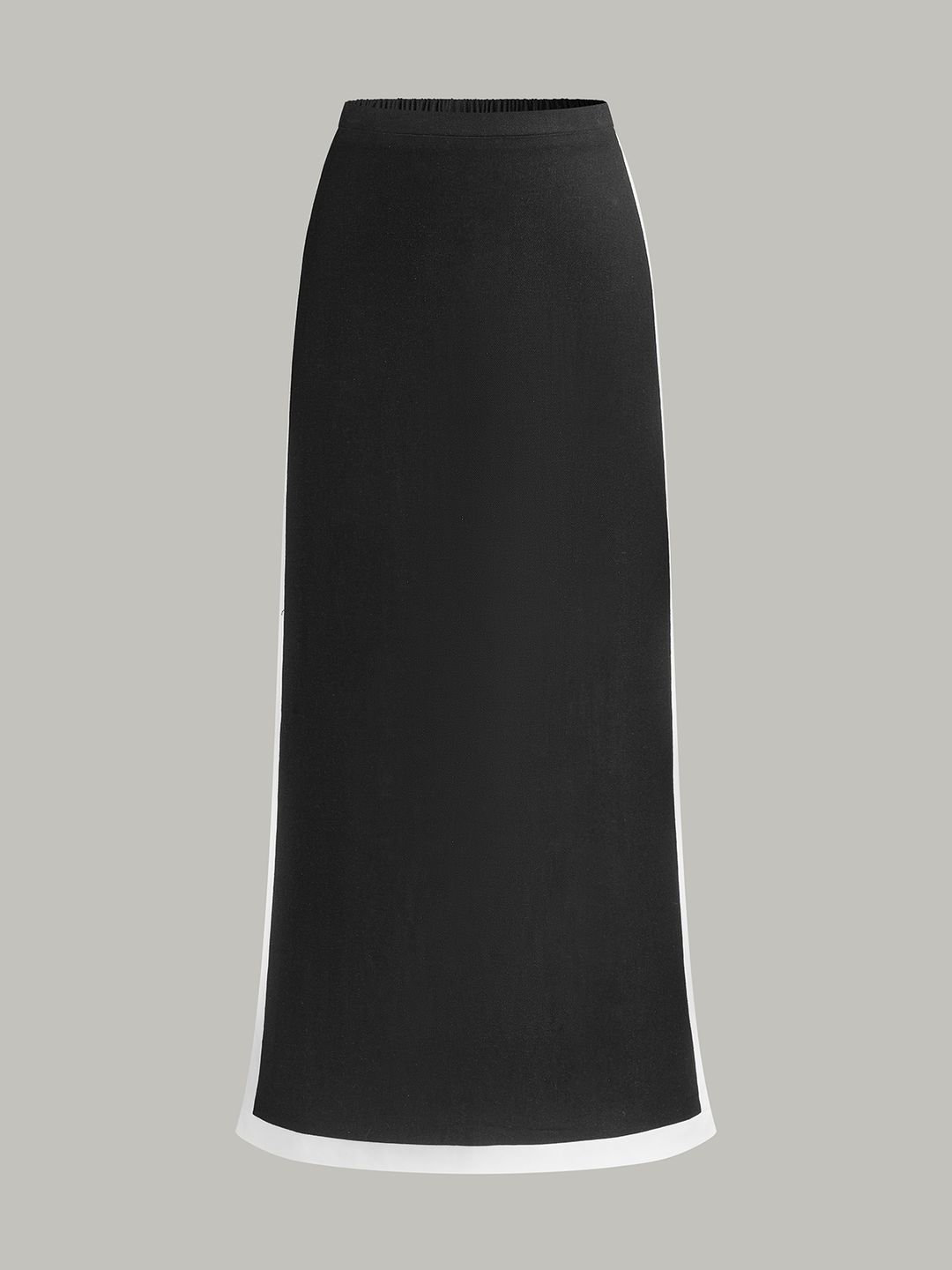 Contrast Trim Skirt Set