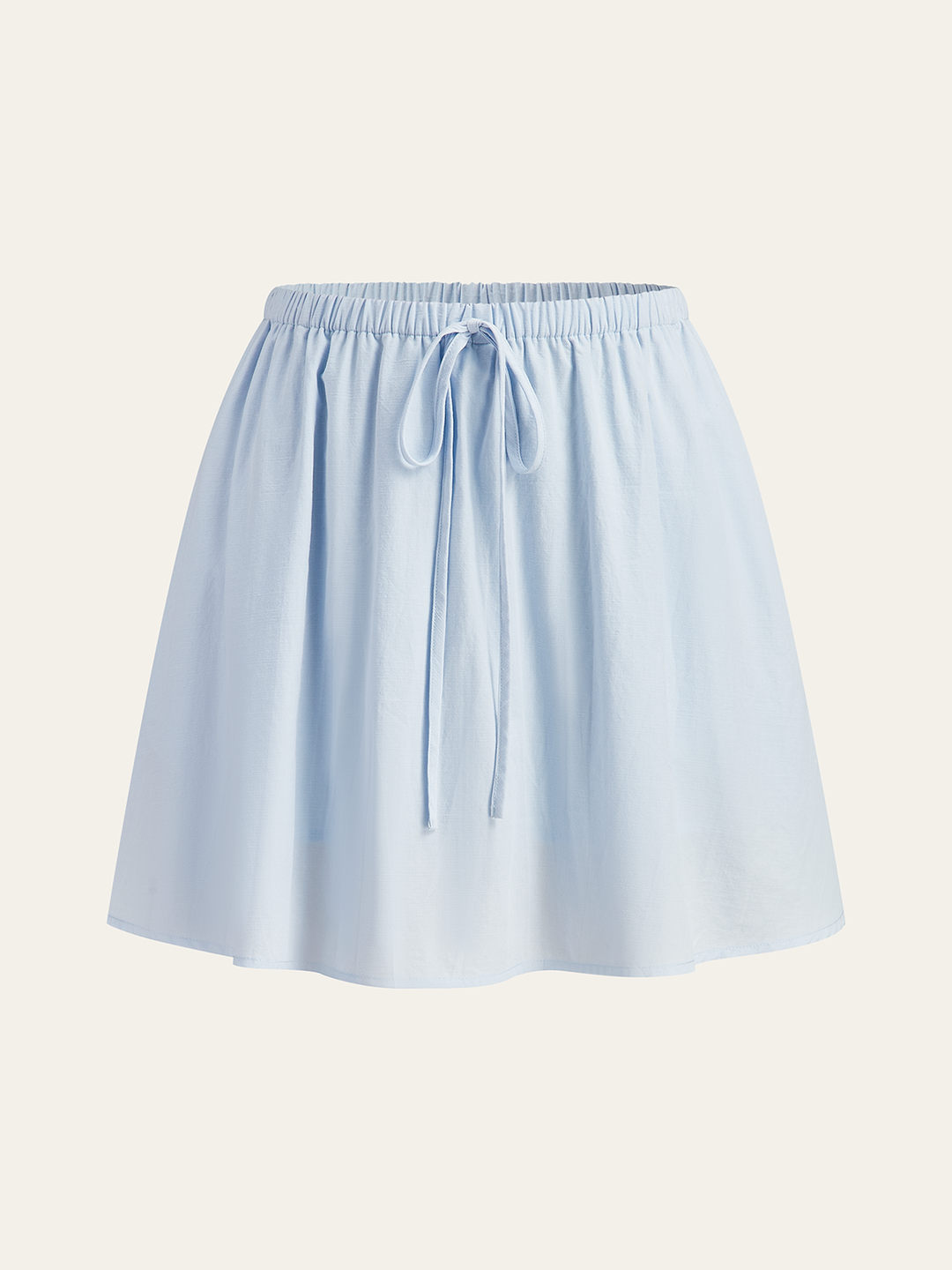 Halter Neck Top and Drawstring Skirt Set