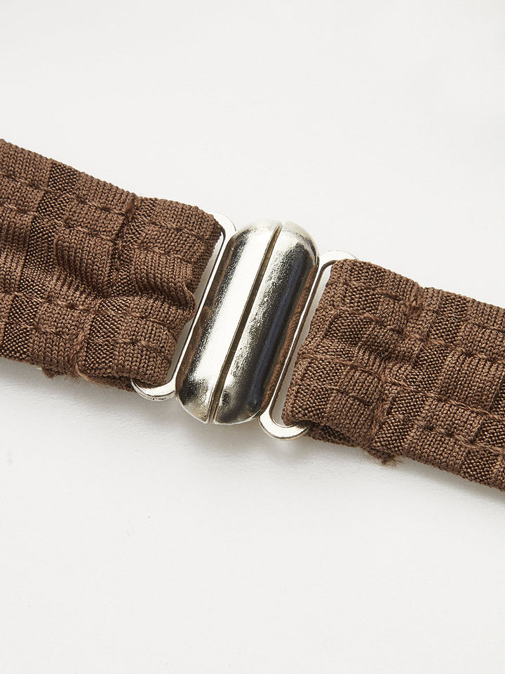 Ribbed Bikini Set with Ruffled Detailing