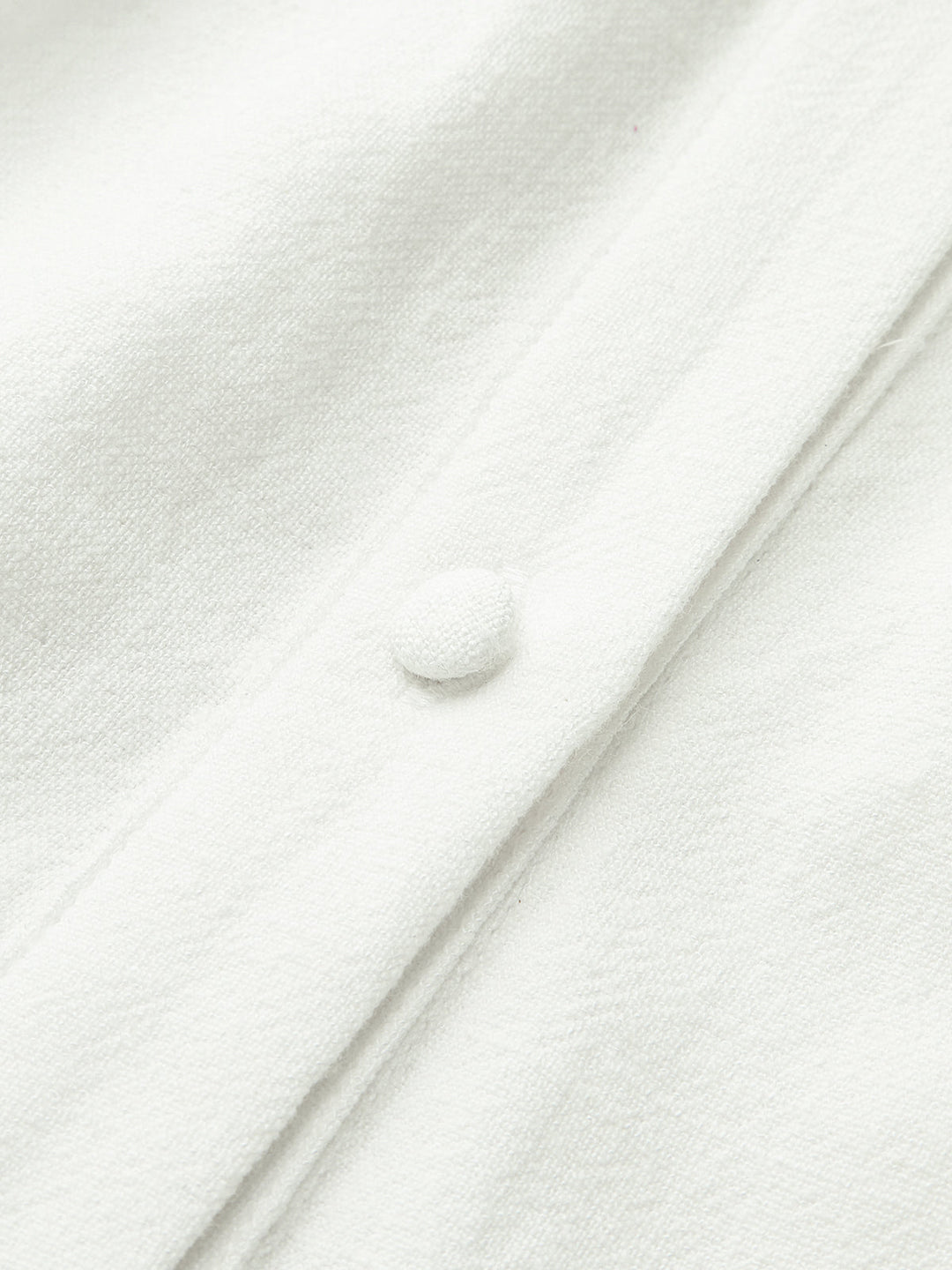 Linen & Cotton Embroidered Belted Mini Dress