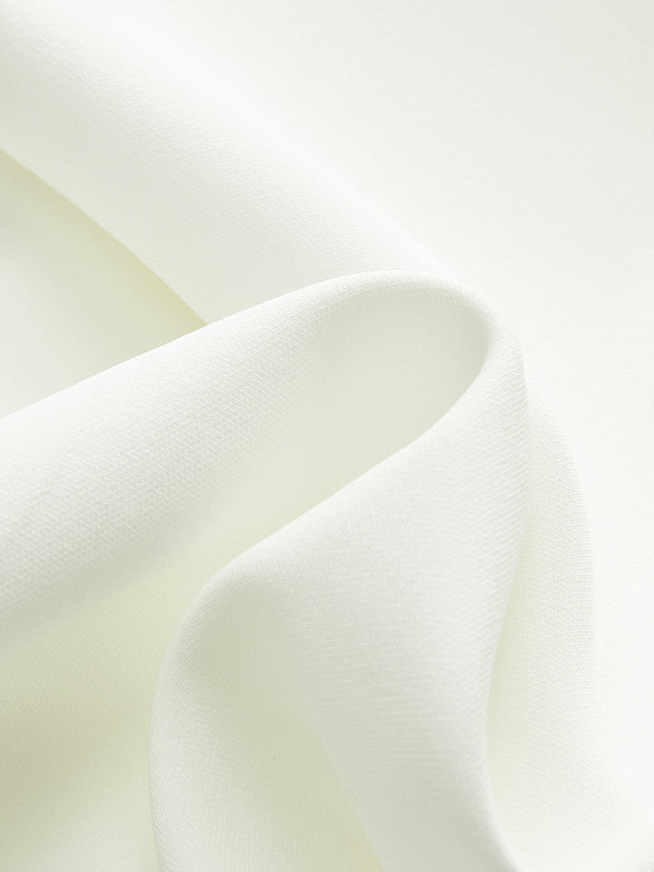 Golden Button Colorblock Midi Dress