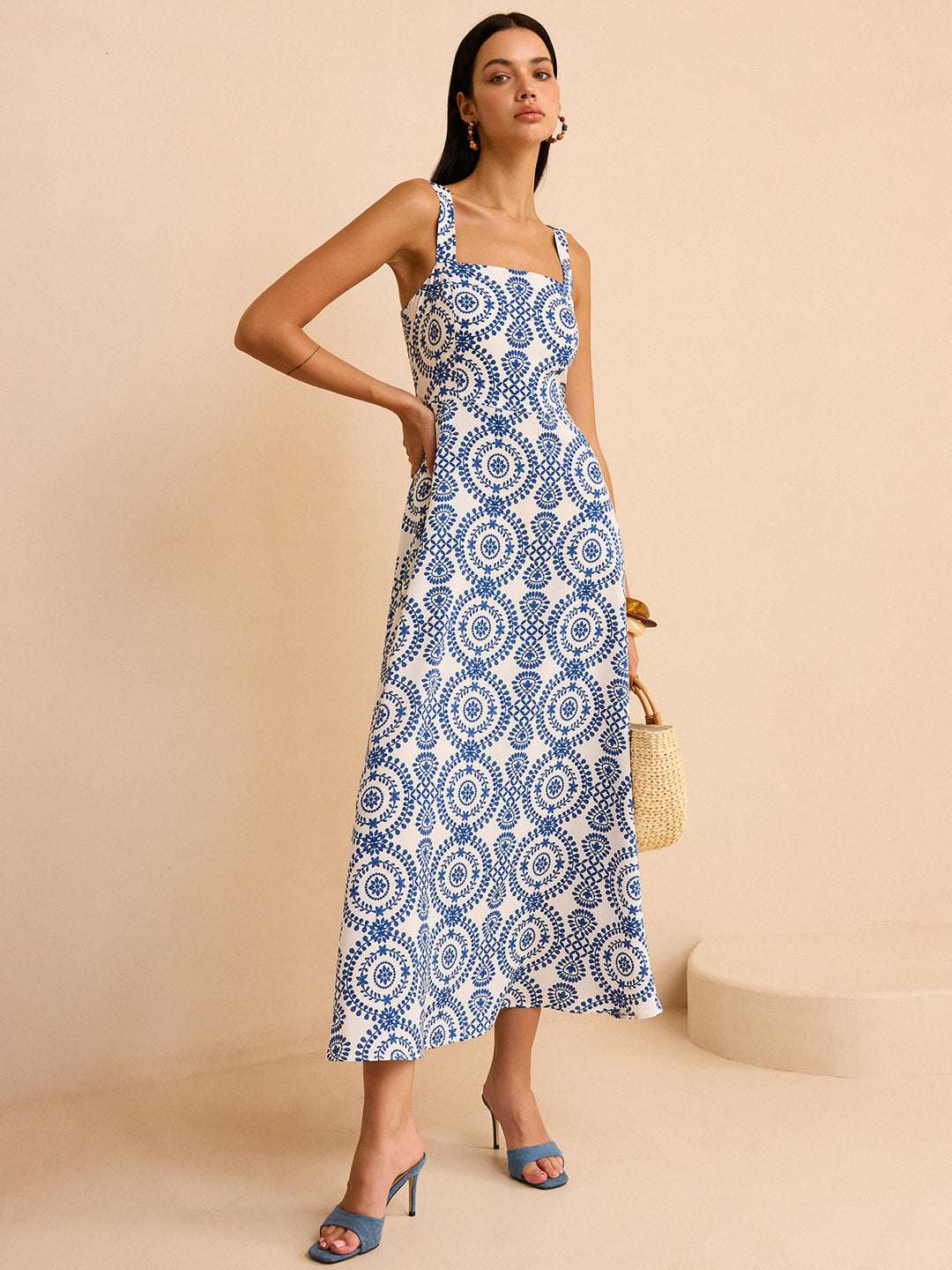 Boho Printed Maxi Dress
