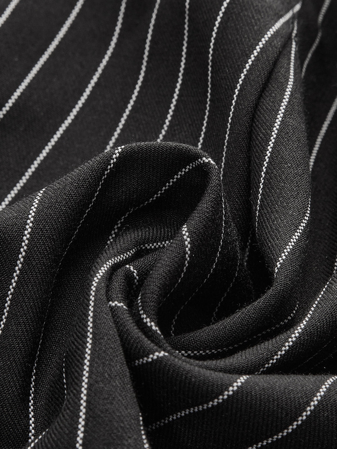 Belted Striped Shorts