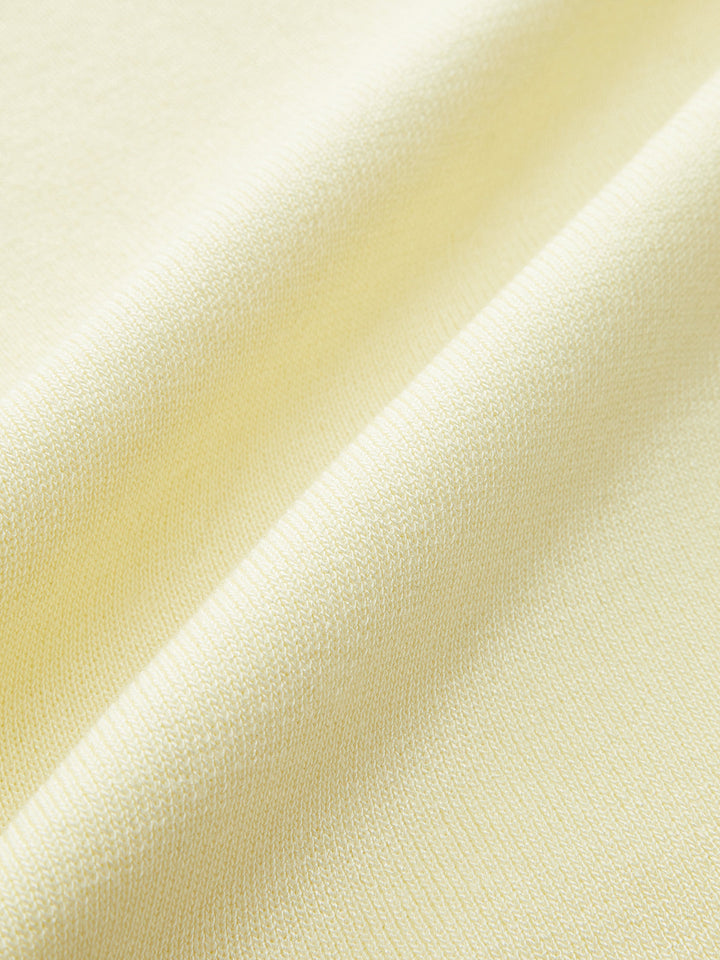 Off-Shoulder Knit Top with Crystal Embellishments