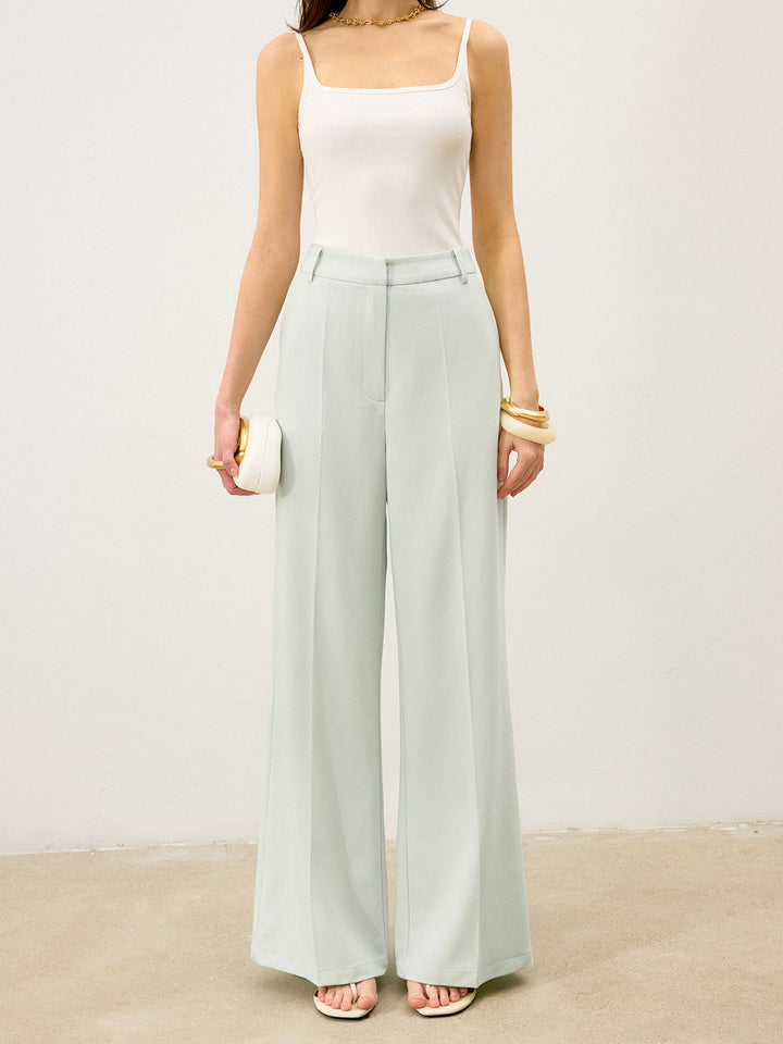 High-Waisted Wide-Leg Pants