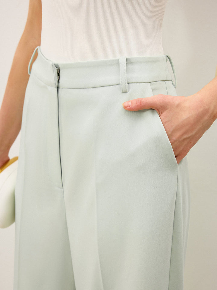 High-Waisted Wide-Leg Pants