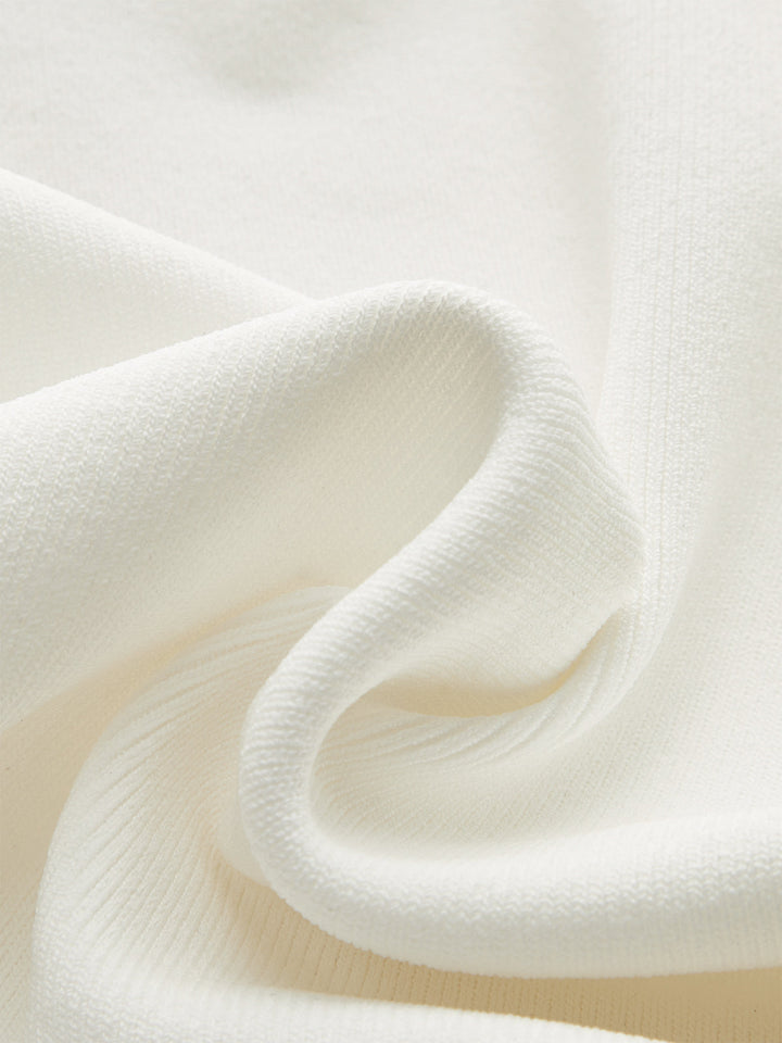 Bow-Knot Peplum Knit Top