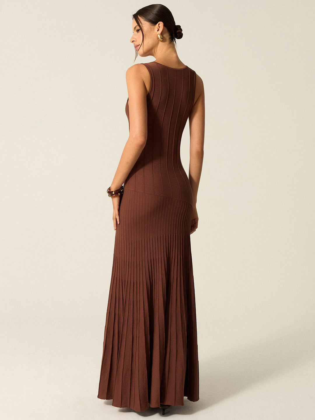 Ribbed Knit Maxi Dress
