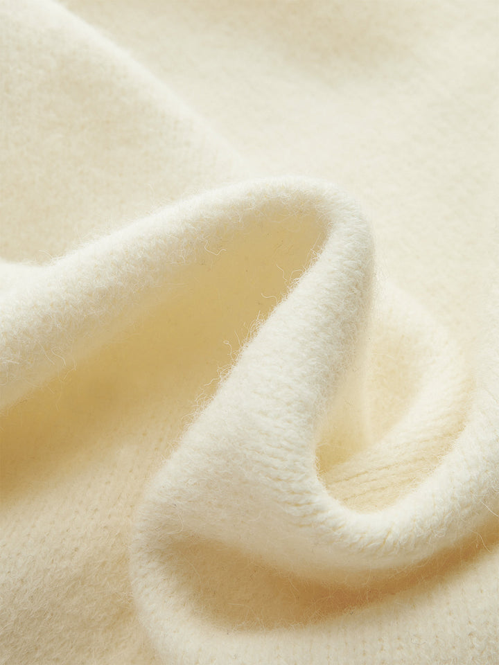 Cable Knit Wrap Vest