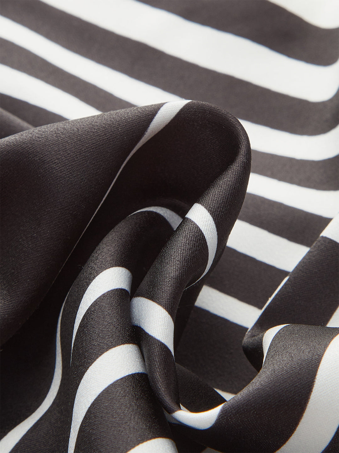 Striped Halter Top with Chain Strap