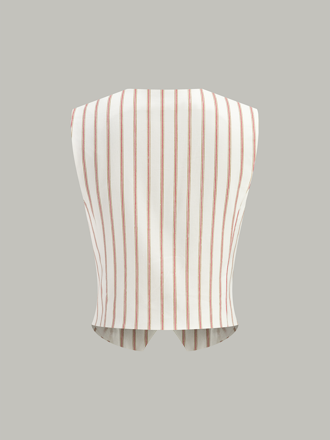 Belted Striped Shorts Set