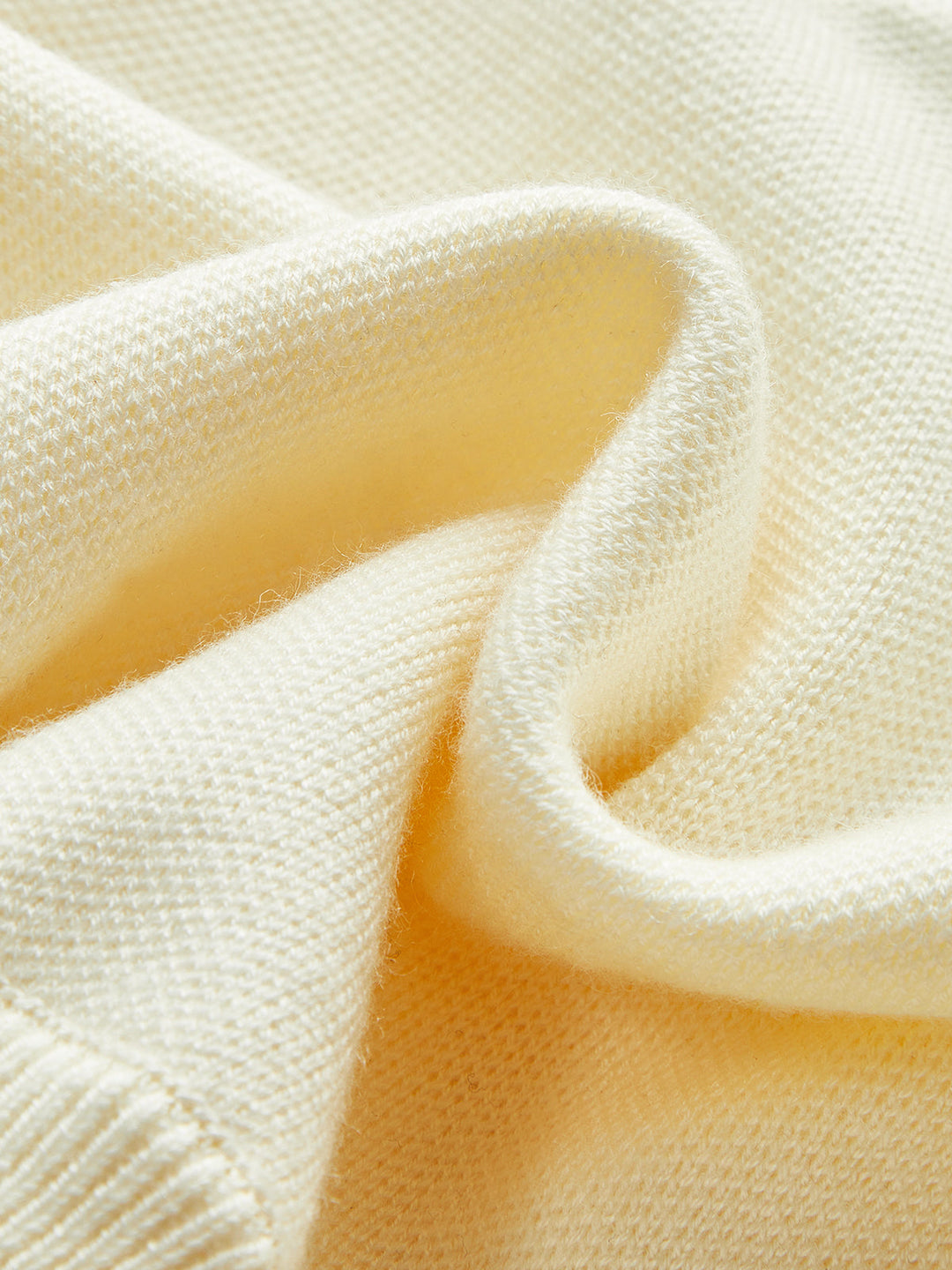 Denim Collar Cinched Knit Top