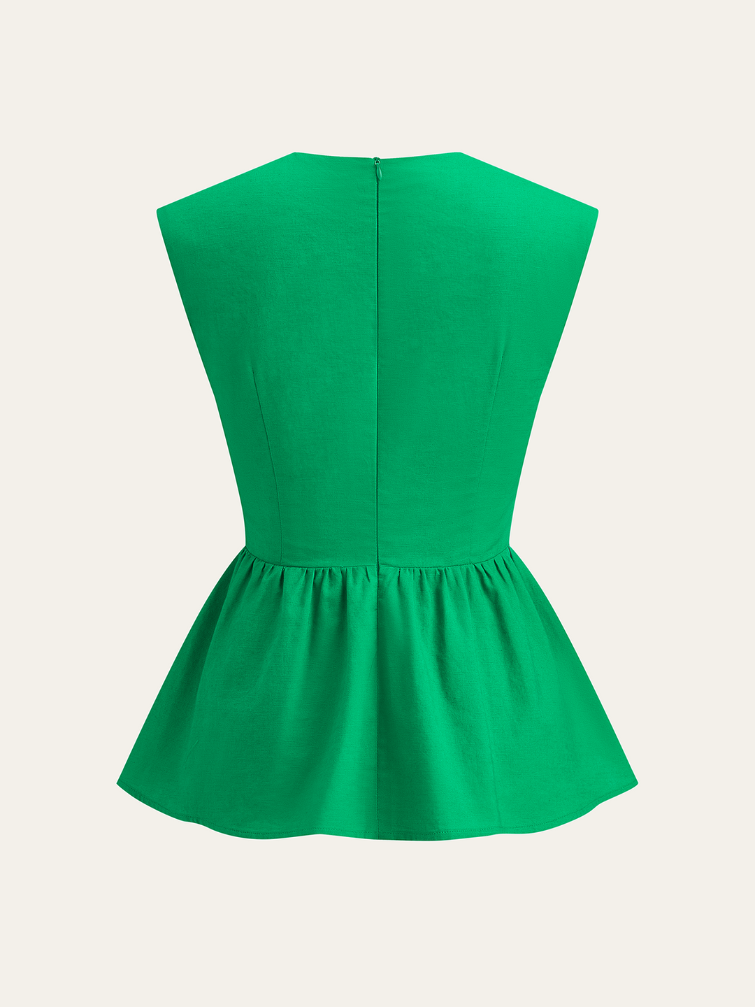 Twisted Peplum Tank-Top