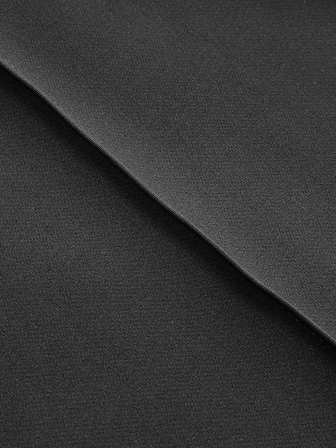 Stretchable Flared Pants with Front Seams