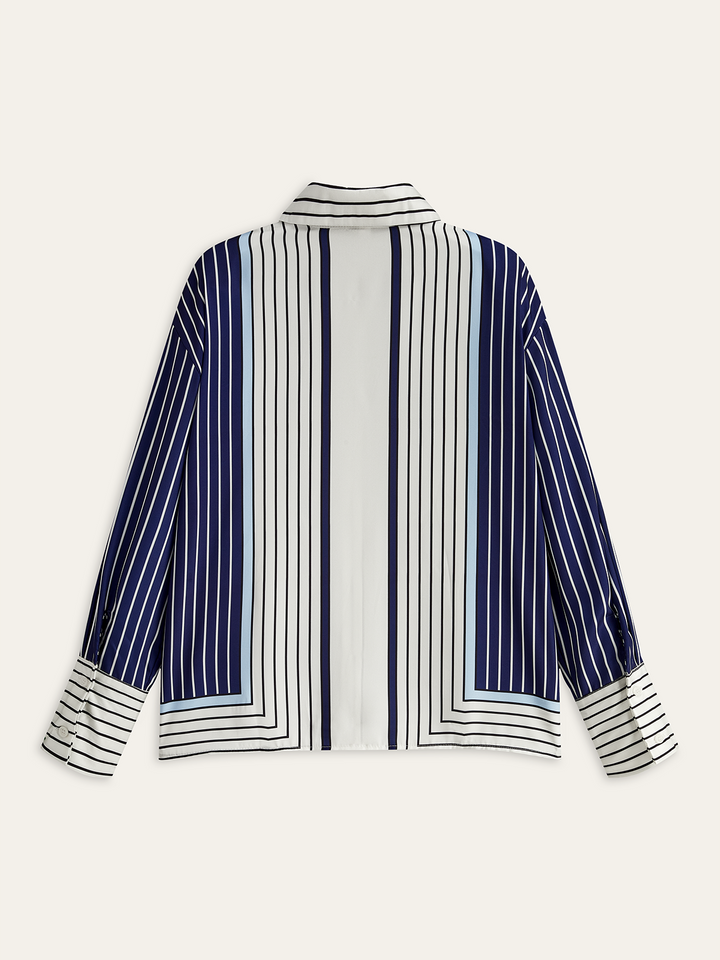 Asymmetrical Stripe Shirt