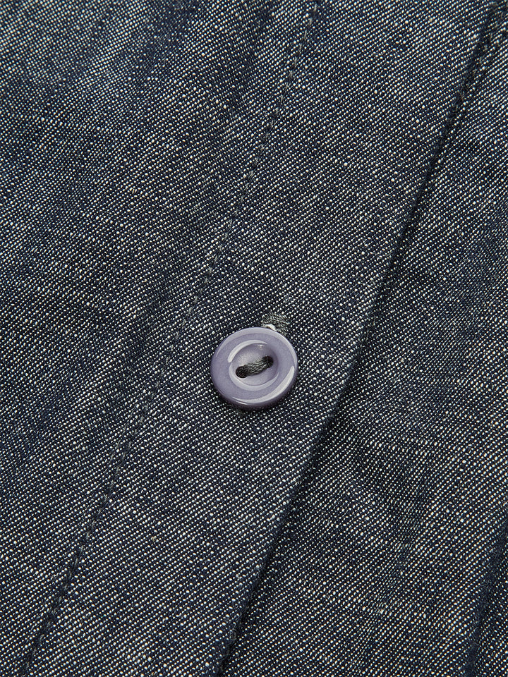 Puff Sleeve Tiered Button-Front maxi Dress