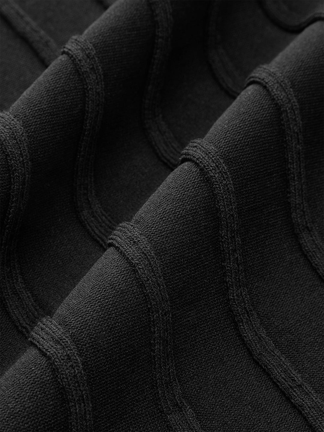 Slit-Front Textured Knit Midi Skirt