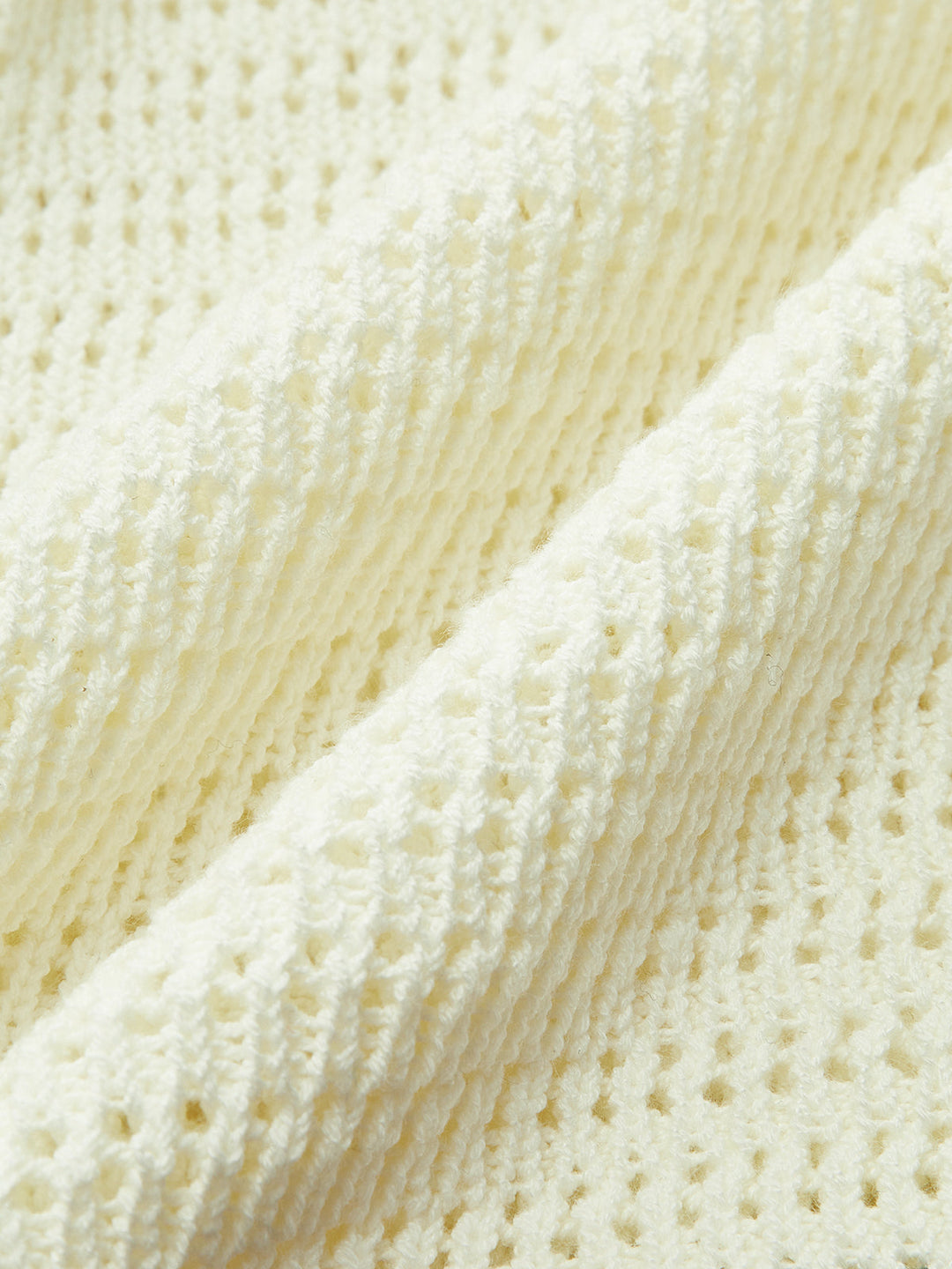 Contrast Trim Starfish Button Knitted Top