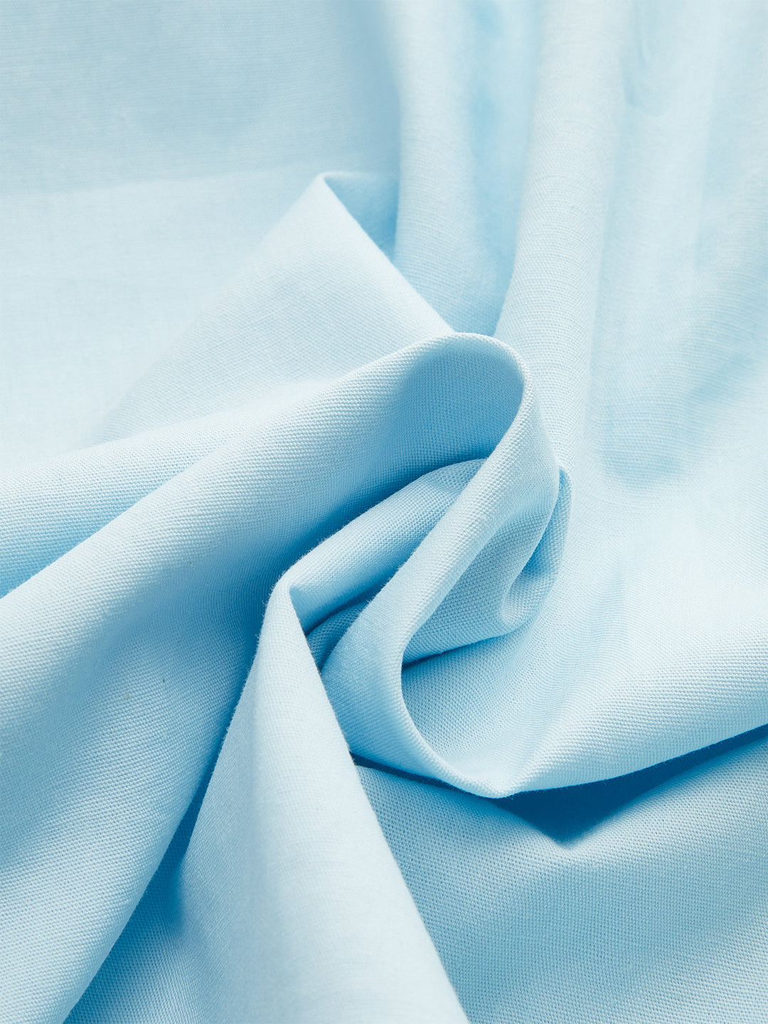 Cotton Ruched Neckline Mini Dress