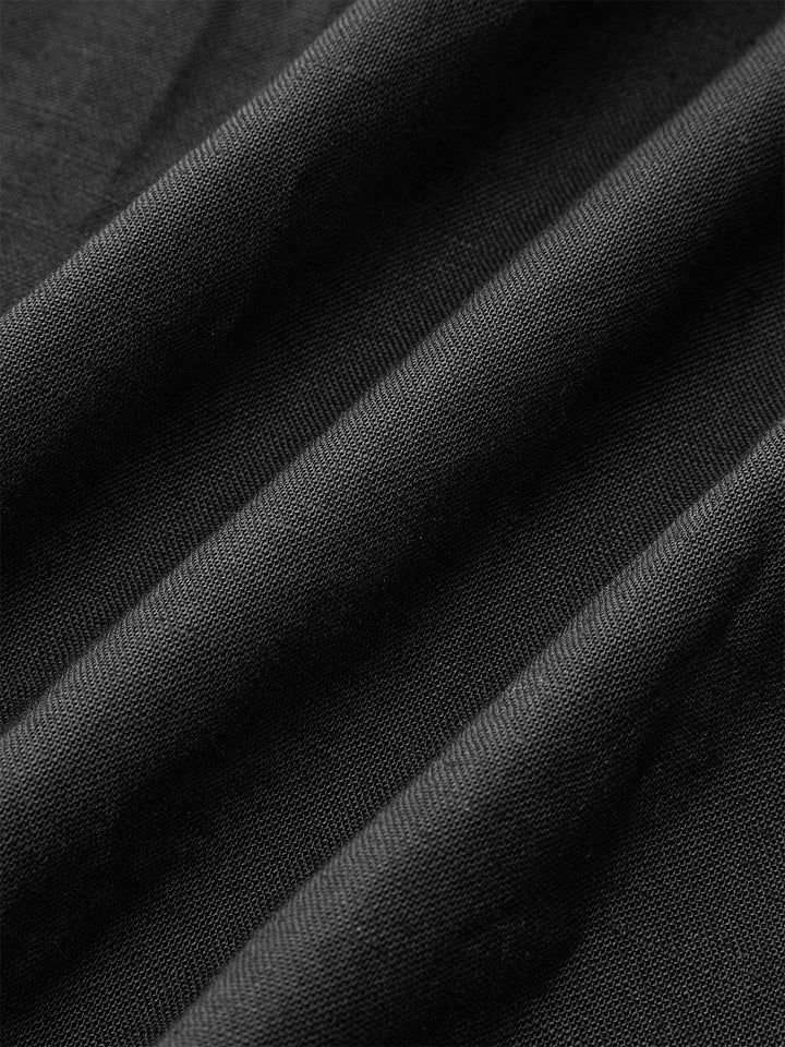 Contrast Trim Maxi Dress