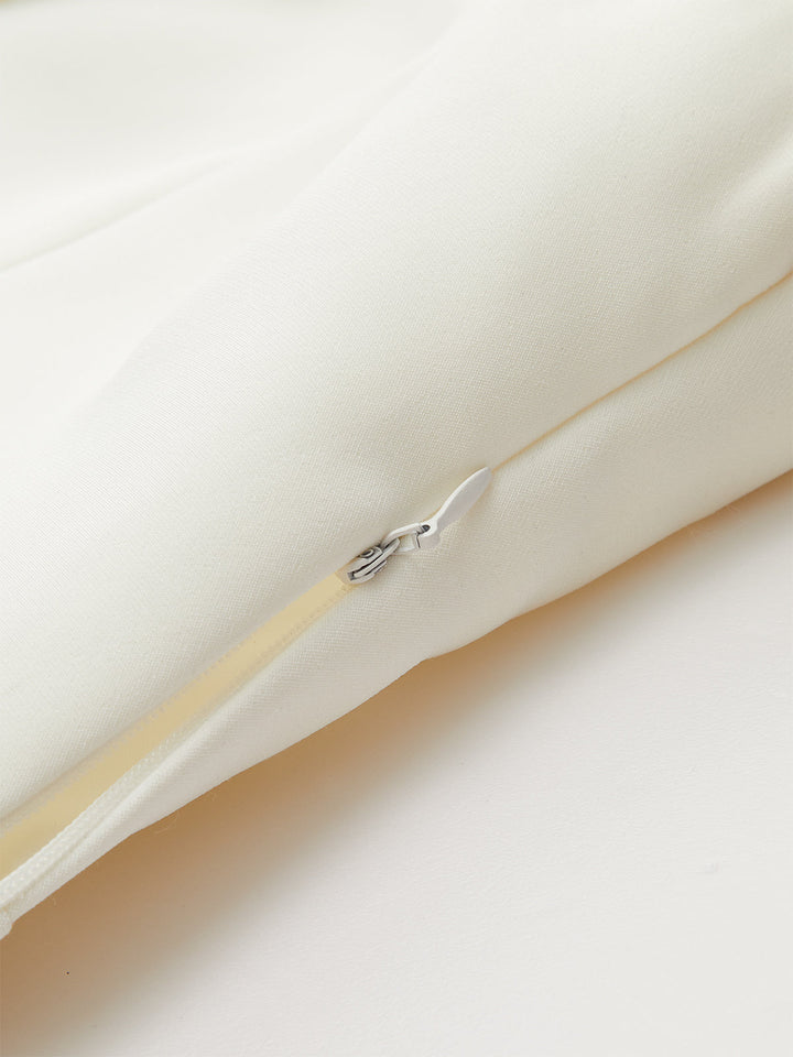 Cropped Wide-Shoulder Waist-Cinching Blazer Vest