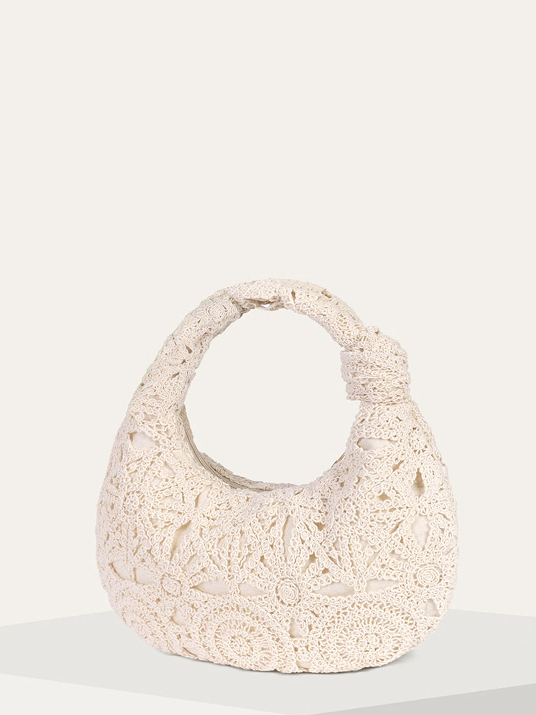 Crochet Knotted Handle Bag