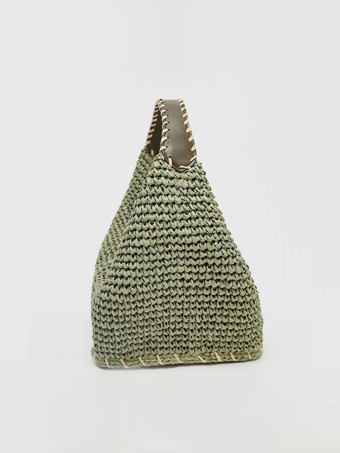 Woven Straw Hobo Bag