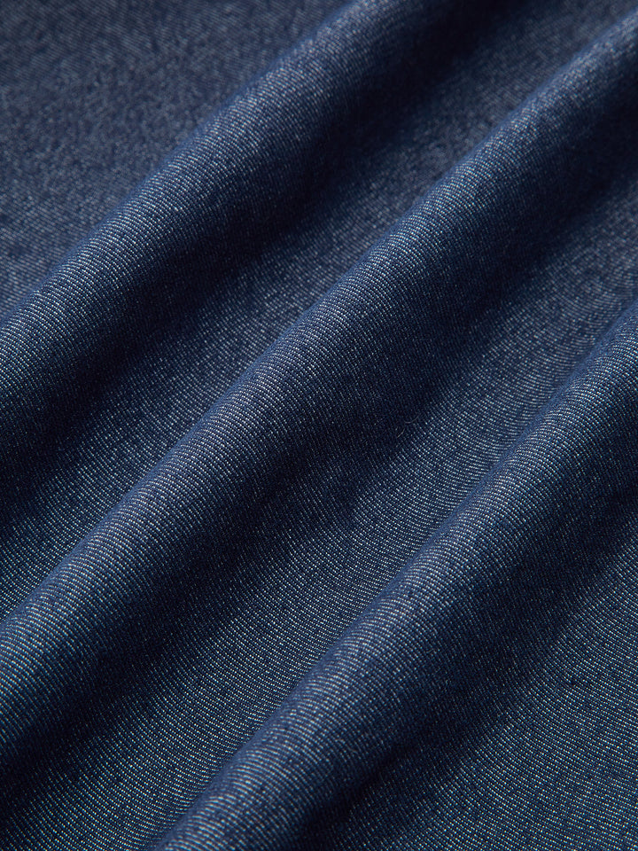 Metal Detail Pleated Maxi Skirt