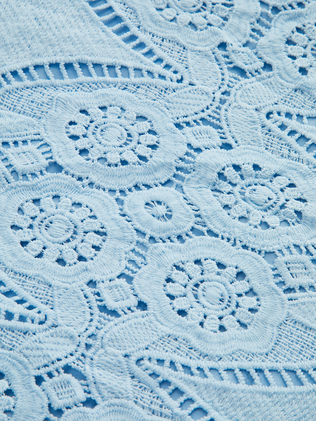 Lace Puff Sleeve Shorts Set Without Belt