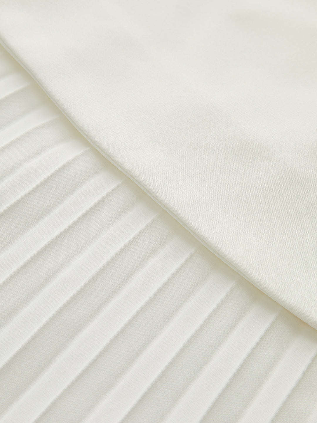 Halter Neck Strapless Pleated Mini Dress