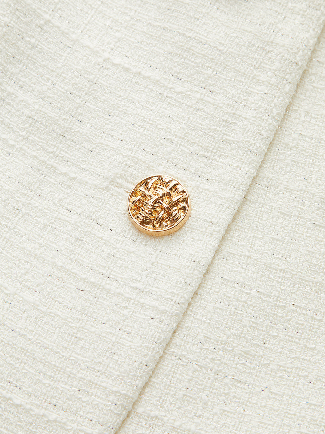 Belted Metal Button Sleeveless Vest