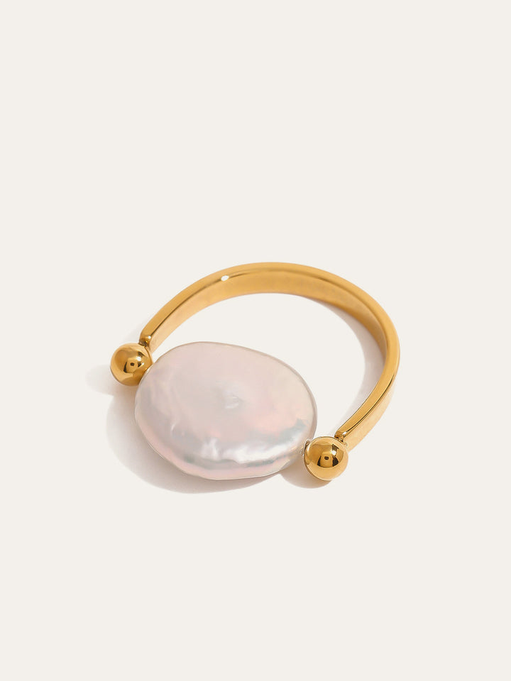 Reversible Baroque Pearl Ring