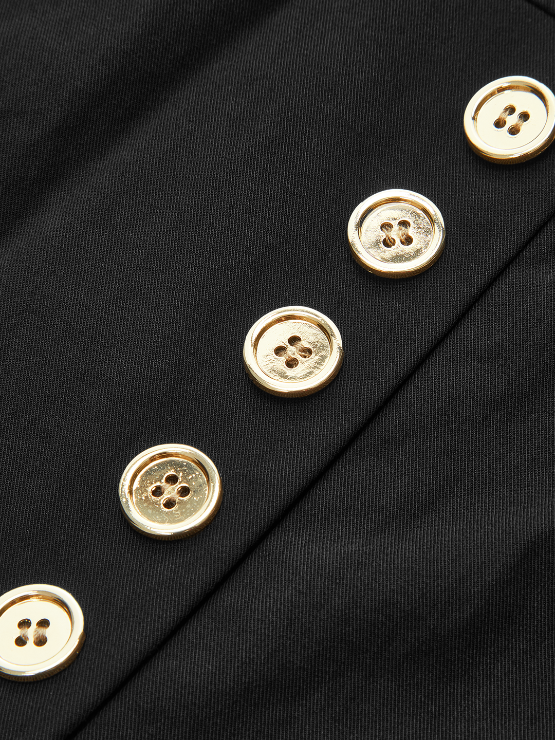 Button Detail Wide-Leg Pants