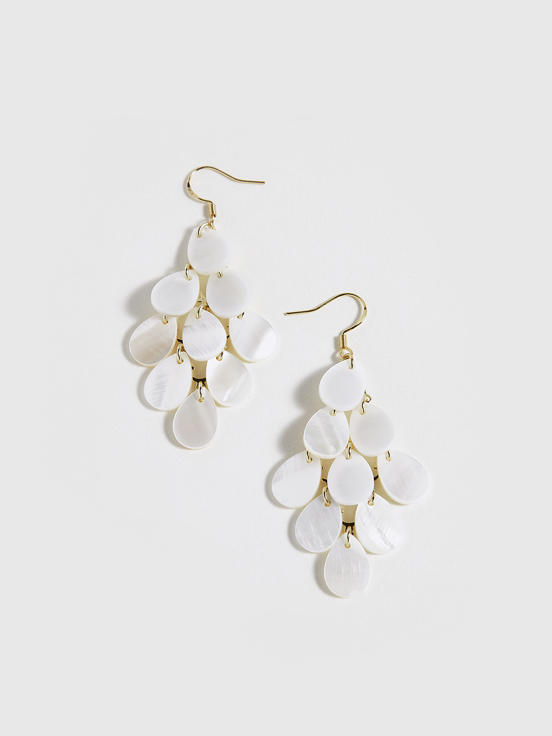 Shell Tassel Drop Earrings