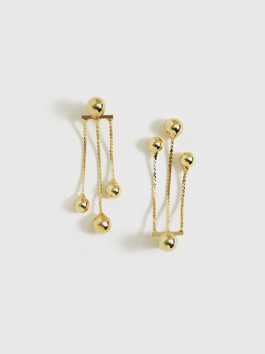 Golden Dangle Earrings