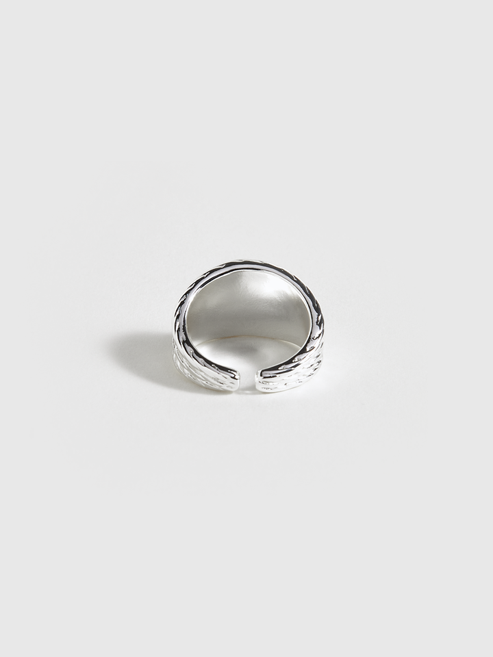 Textured Silver Ring