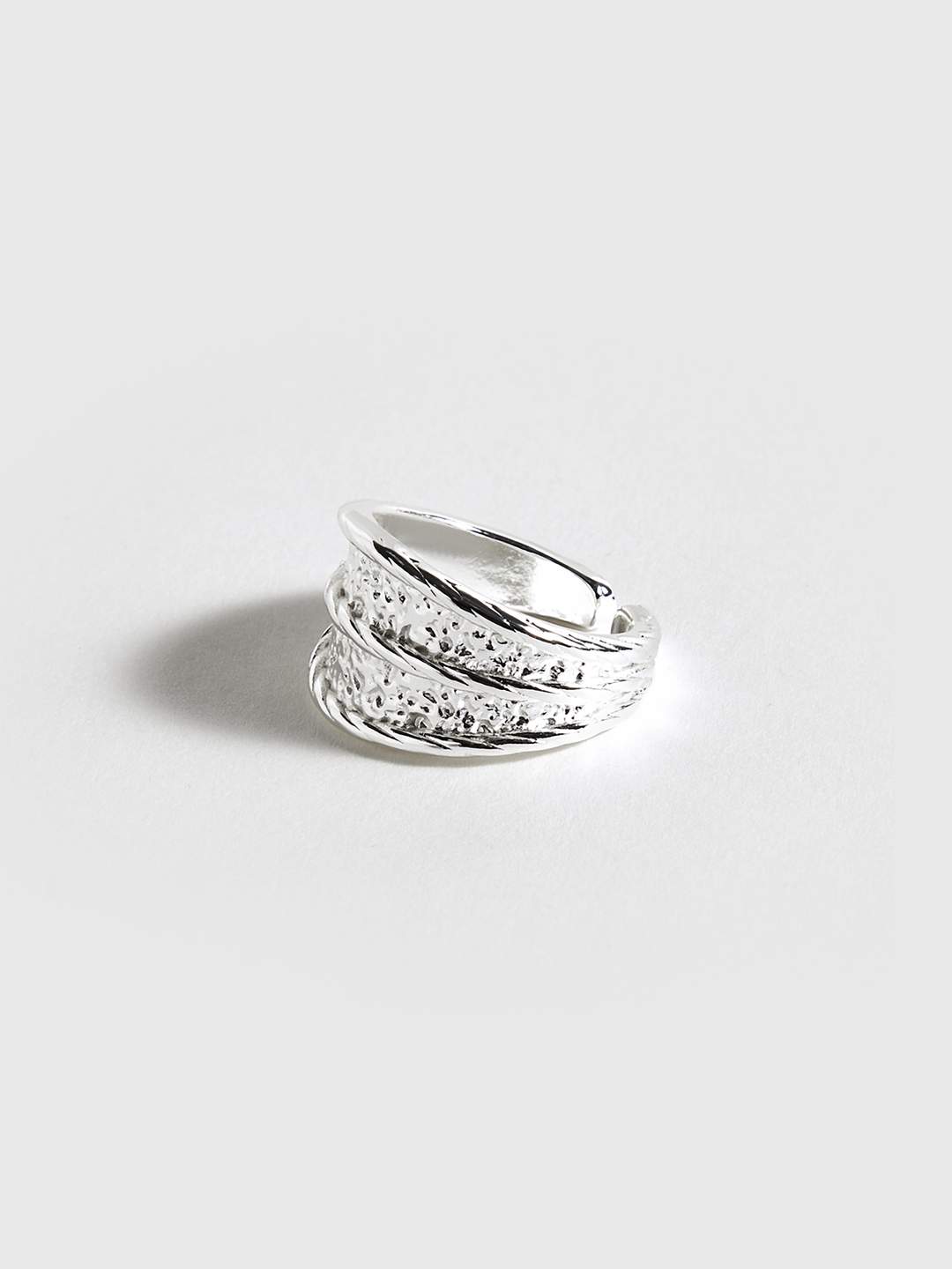 Textured Silver Ring