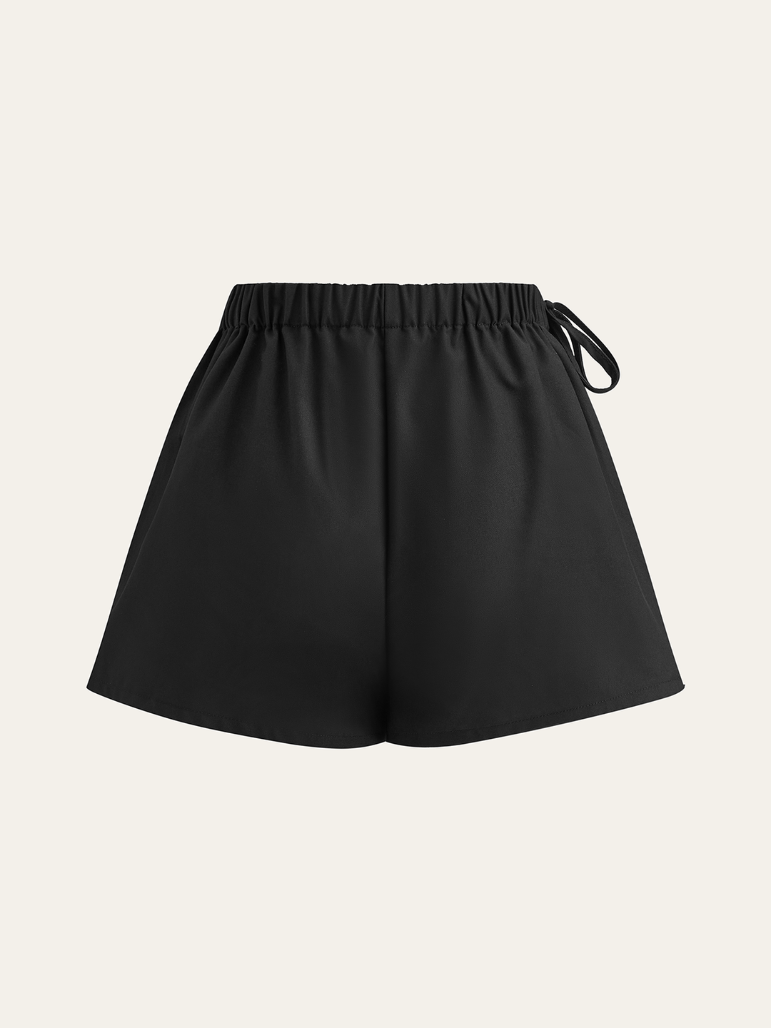 Pleated Skort with Drawstring