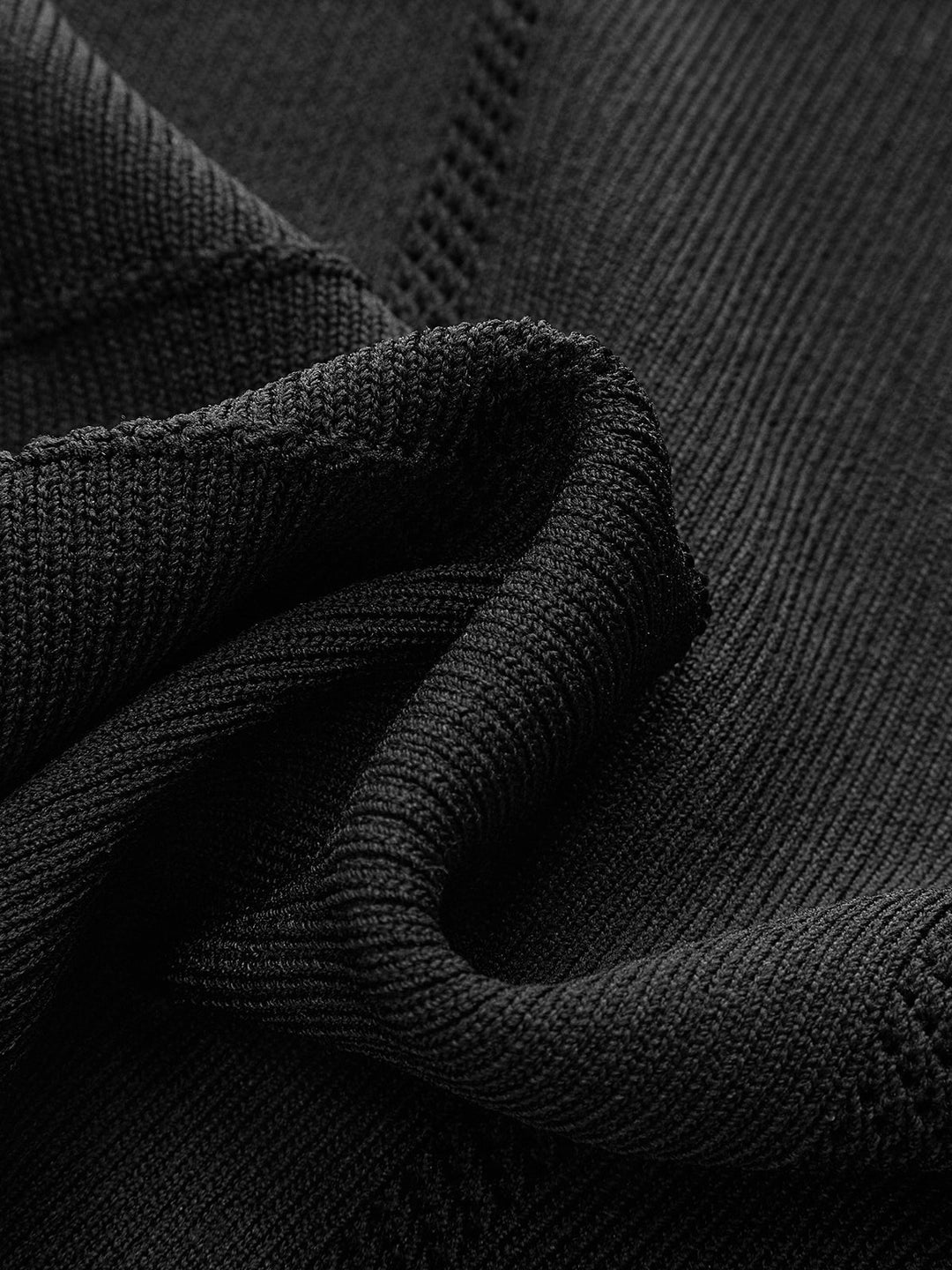 Metal Detail Ribbed Knit Top