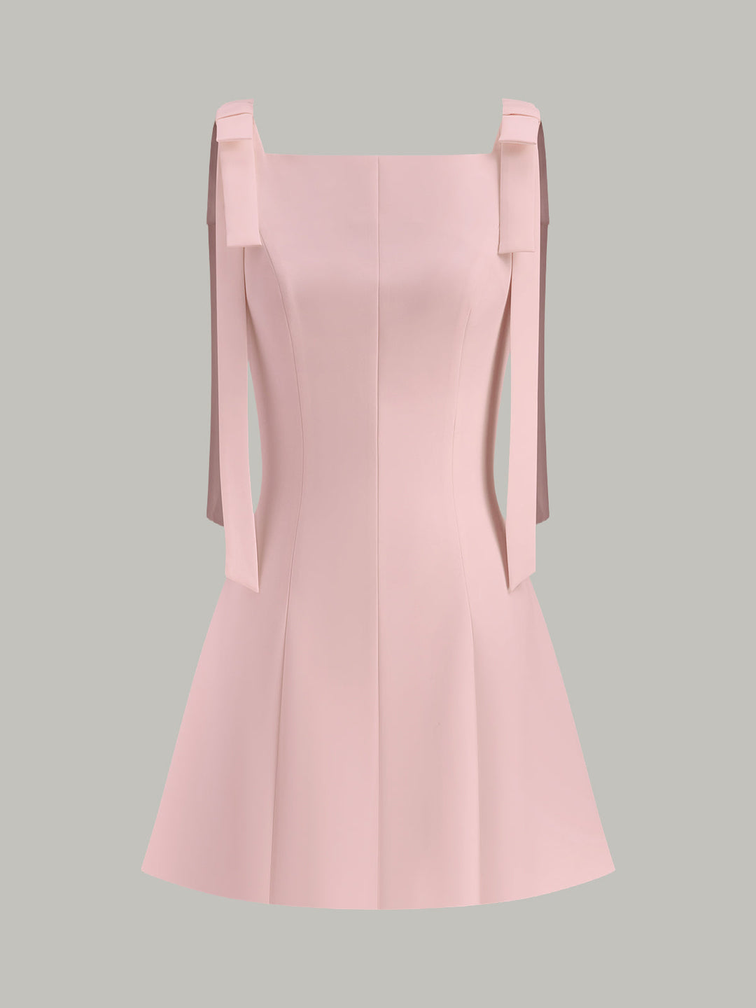 Bow-Strap Mini Dress