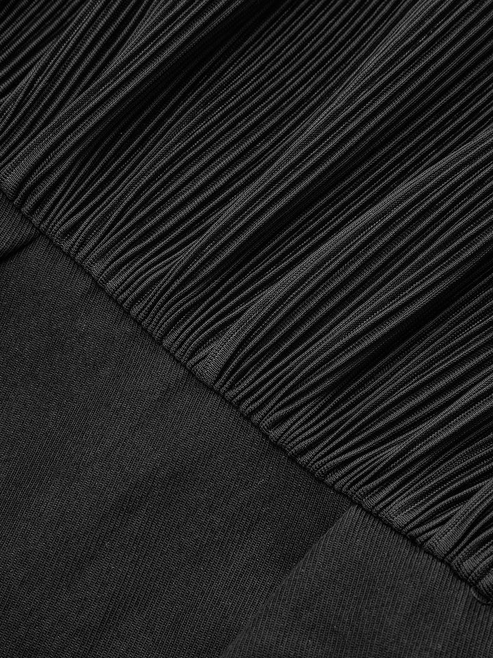 Halter Neck Backless Satin Jumpsuit with Belt