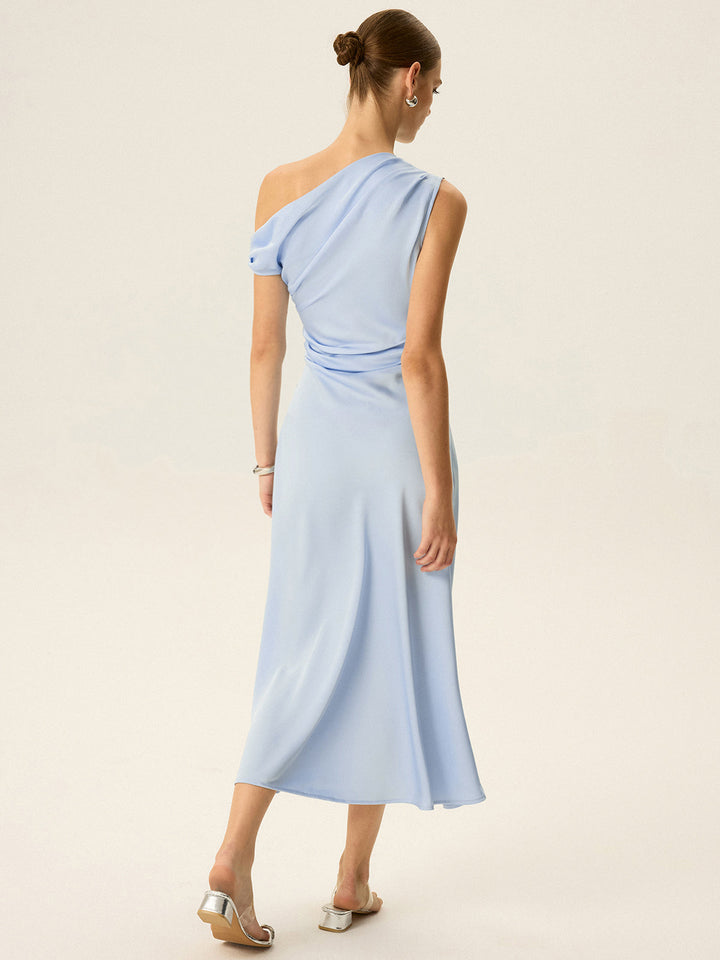 Off-shoulder Midi Dress