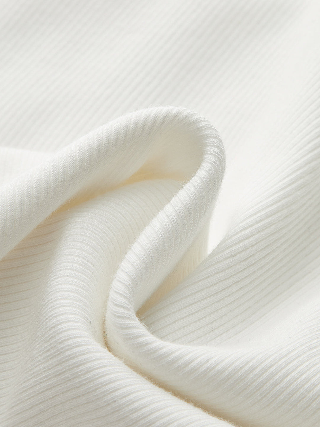 Ribbed Knit Crew Neck Tank Top